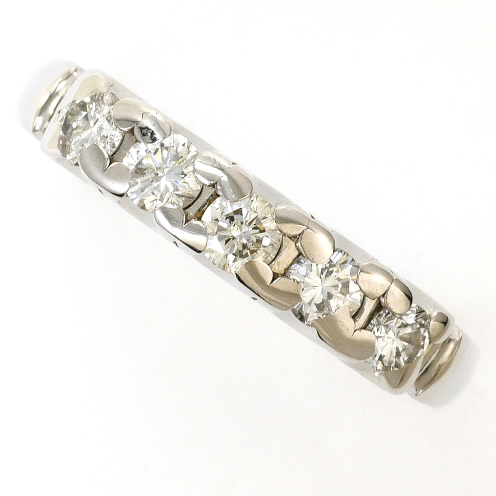 VINTAGE Silver Diamond Ring